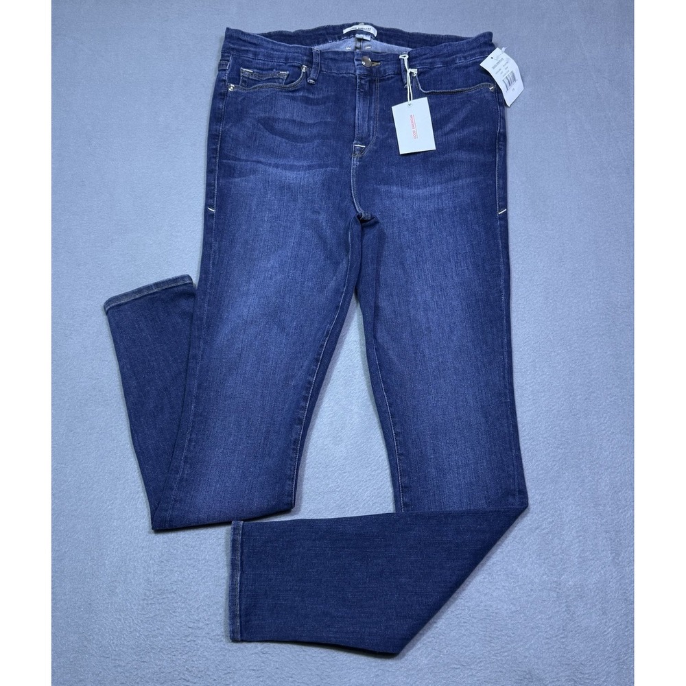 Good American Jeans Womens 15 (30x30) Good Legs Skinny Stretch USA NEW